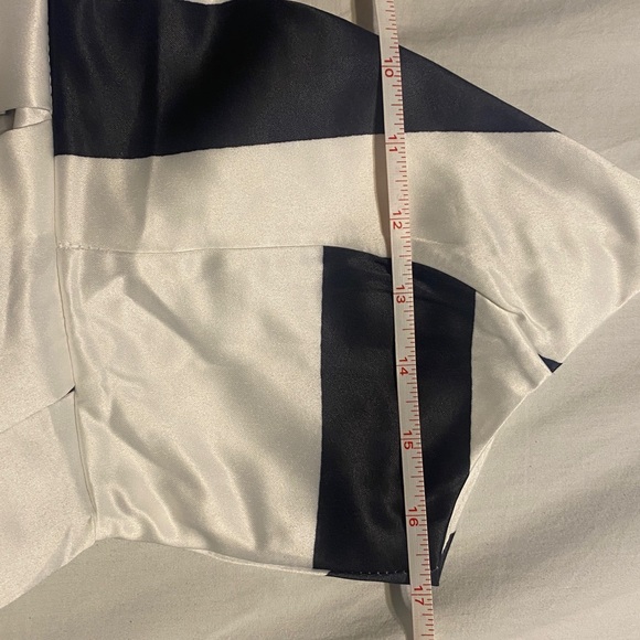 Fashion Nova One Shoulder Black and White Dress - Picture 6 of 7